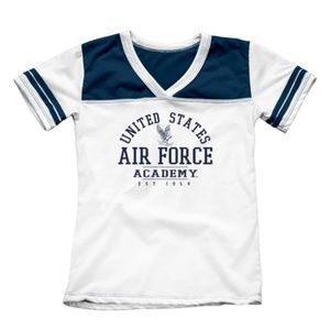 US Air Force Academy Youth Girls V Neck Tee